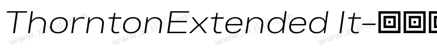 ThorntonExtended It字体转换